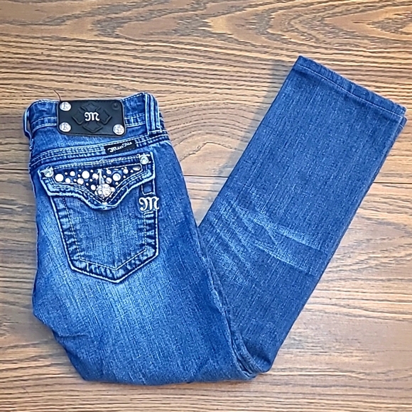 Miss Me Denim - BLING BLING Miss Me Jeans Straight Leg Size 26 ☺☺☺